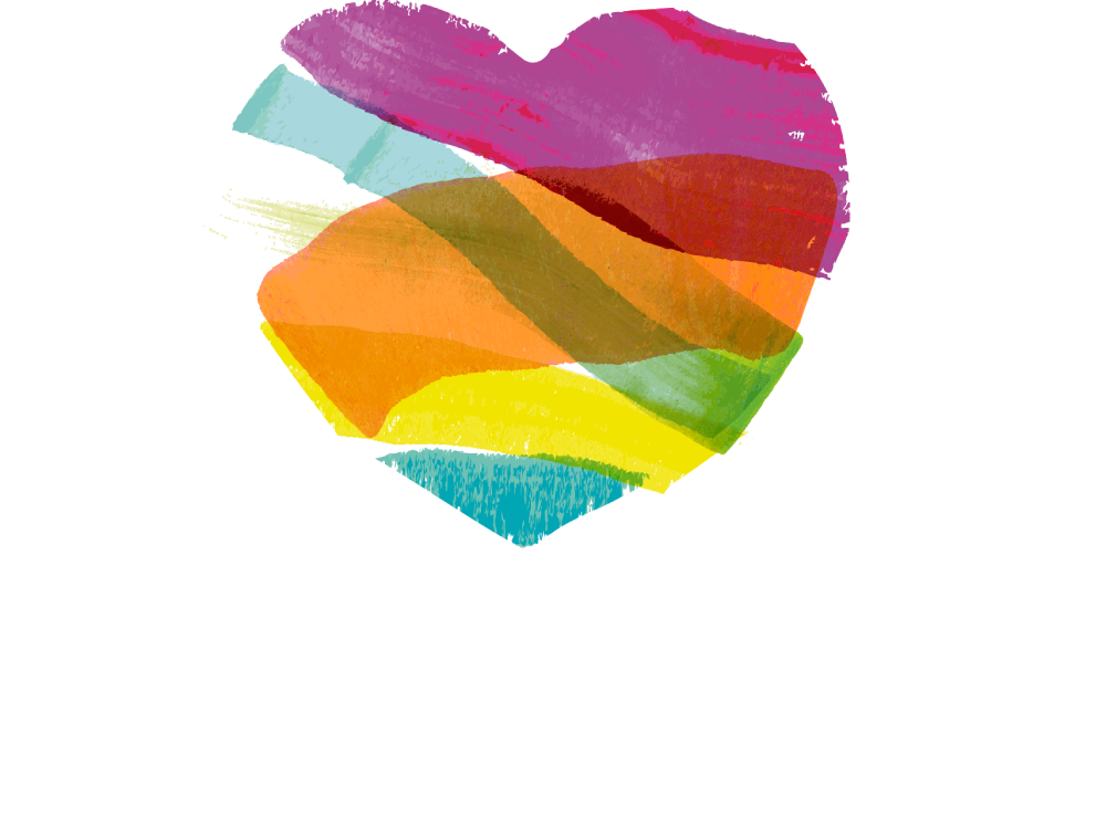 Family Fund multi-coloured heart logo