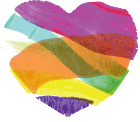 Family Fund multi-coloured heart logo