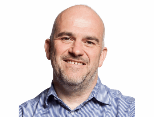 A portrait image of Dave Cook