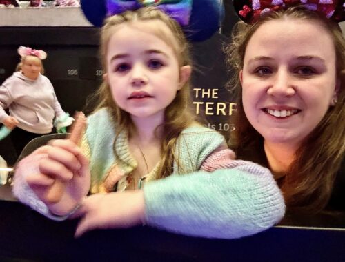 Georgia and Colette at Disney on Ice